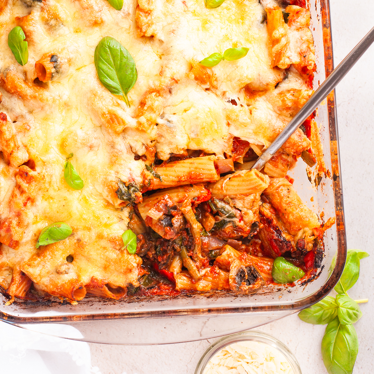 One-Pan No-Boil Veggie Pasta Bake for Busy Weeknights